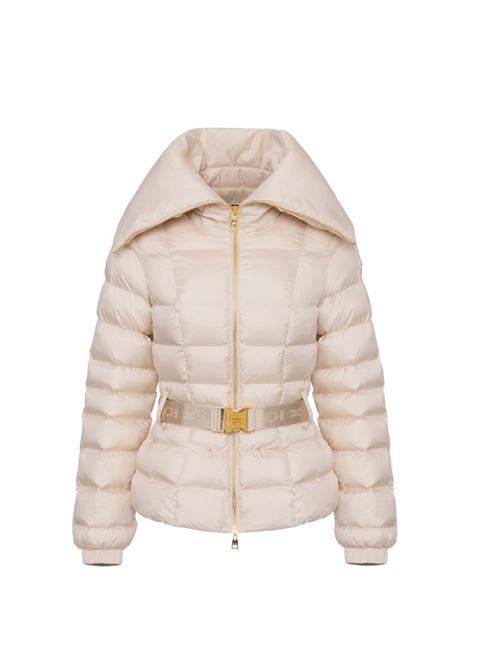 Short nylon down jacket with wide collar ELISABETTA FRANCHI | PI76D46E2.CI4